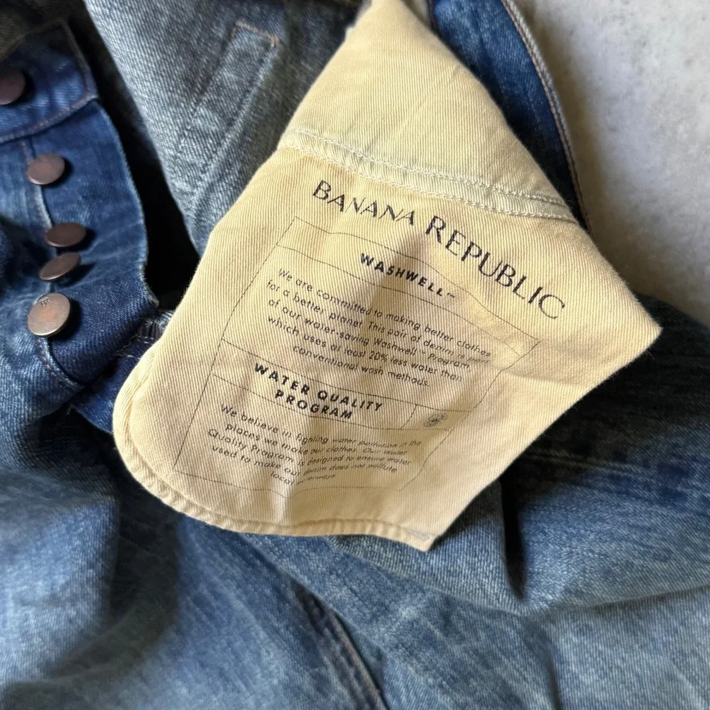 Vintage Banana Republic Relaxed Fit Selvedge Denim Jeans 30x32